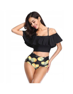 BIKINI STRÓJ KĄPIELOWY WYSOKI STAN HISZPANKA 2