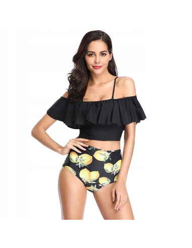 BIKINI STRÓJ KĄPIELOWY WYSOKI STAN HISZPANKA