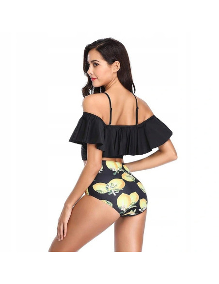 BIKINI STRÓJ KĄPIELOWY WYSOKI STAN HISZPANKA