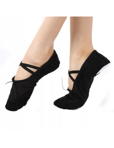 BALETKI DO TAŃCA TRADYCYJNE BALET RYTMIKA CZARNE