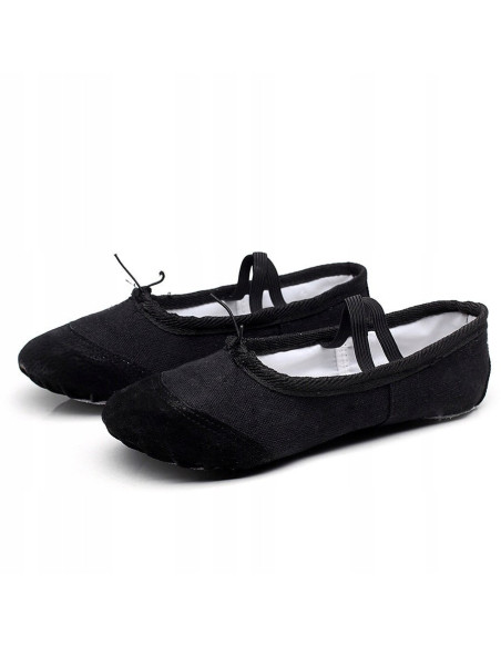 BALETKI DO TAŃCA TRADYCYJNE BALET RYTMIKA CZARNE