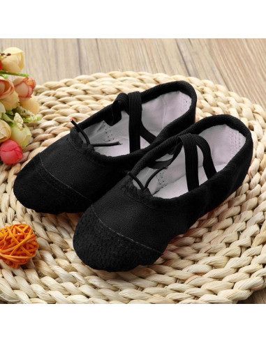 BALETKI DO TAŃCA TRADYCYJNE BALET RYTMIKA CZARNE