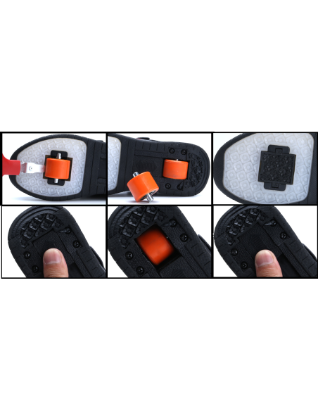 BUTOROLKI BUTY Z ROLKAMI ROLKI WROTKI LED RÓŻOWE