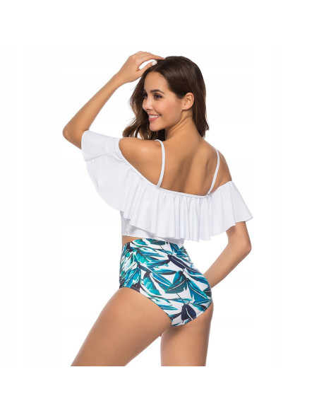 BIKINI STRÓJ KĄPIELOWY WYSOKI STAN HISZPANKA