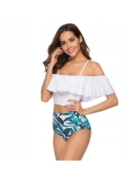 BIKINI STRÓJ KĄPIELOWY WYSOKI STAN HISZPANKA