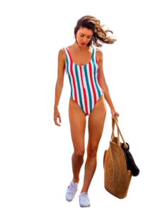 STRÓJ KOSTIUM KĄPIELOWY MONOKINI PASKI ZAMEK