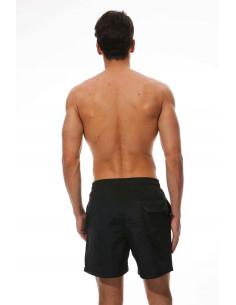 KĄPIELÓWKI MĘSKIE SZORTY SPODENKI CZARNE 2