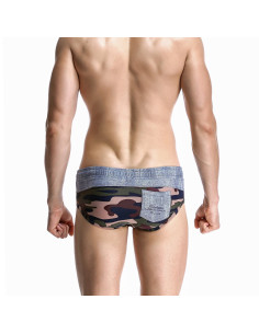 MĘSKIE KĄPIELÓWKI SLIPY SLIPKI MORO Z KIESZENIĄ 2