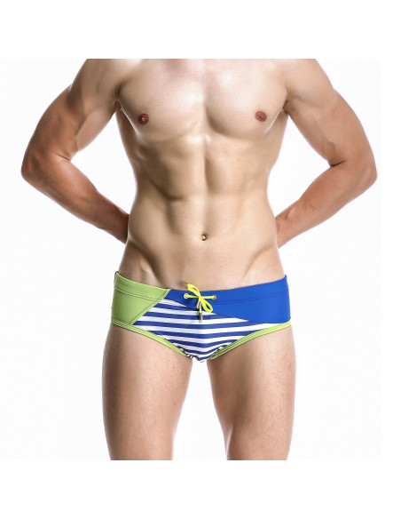 MĘSKIE KĄPIELÓWKI SLIPY SLIPKI PASY GREEN BLUE