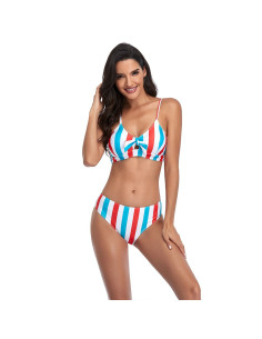 BIKINI STRÓJ KĄPIELOWY PASKI MARYNARSKI