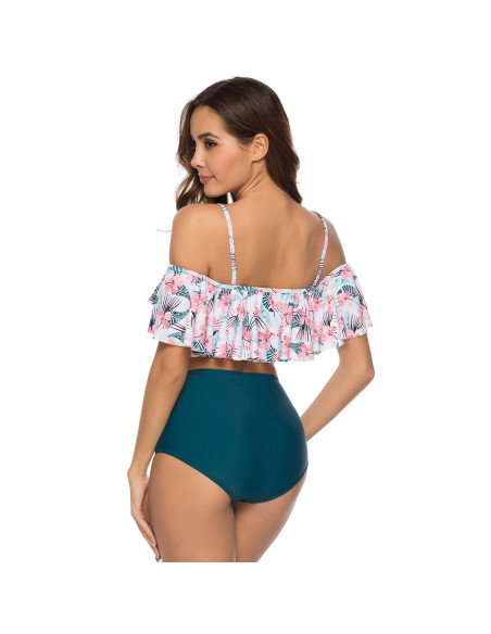 BIKINI STRÓJ KĄPIELOWY WYSOKI STAN HISZPANKA