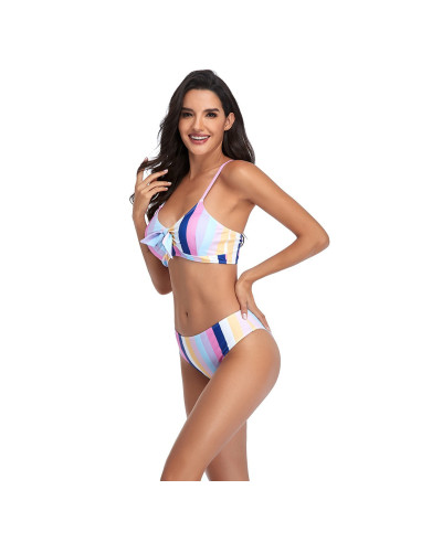 BIKINI STRÓJ KĄPIELOWY CUKIERKOWY PASTELOWY