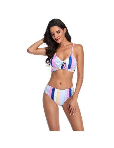 BIKINI STRÓJ KĄPIELOWY CUKIERKOWY PASTELOWY