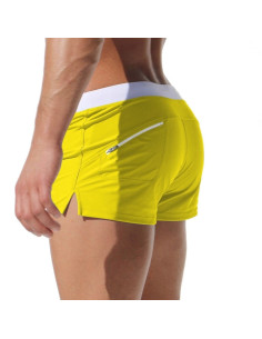 KĄPIELÓWKI BOKSERKI SZORTY BANANOWE ŻÓŁTE 2