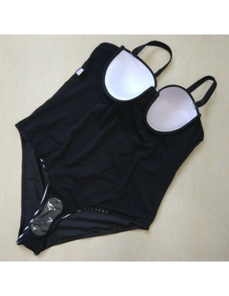 STRÓJ KOSTIUM KĄPIELOWY MODNY PASKI FISZBIN