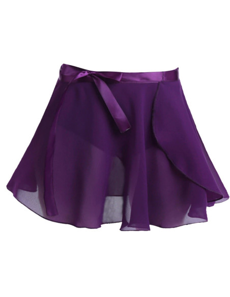 BODY BALETOWE SPÓDNICZKA STRÓJ DO TAŃCA BALETU CIEMNO FIOLETOWY