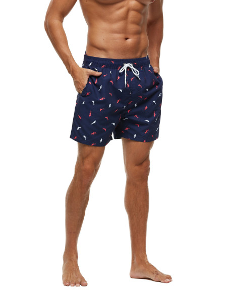 KĄPIELÓWKI MĘSKIE SZORTY SPODENKI RYBY RYBKI