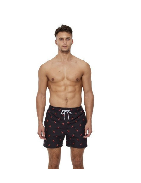 KĄPIELÓWKI MĘSKIE SZORTY SPODENKI PAPRYCZKI CHILI