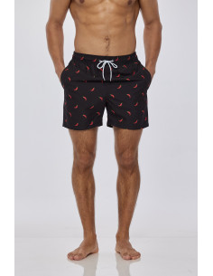 KĄPIELÓWKI MĘSKIE SZORTY SPODENKI PAPRYCZKI CHILI 2