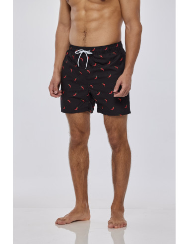 KĄPIELÓWKI MĘSKIE SZORTY SPODENKI PAPRYCZKI CHILI