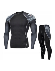 RASHGUARD LEGINSY NA TRENNING SIŁOWNIE MMA