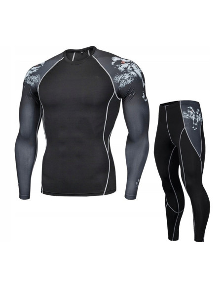 RASHGUARD LEGINSY NA TRENNING SIŁOWNIE MMA