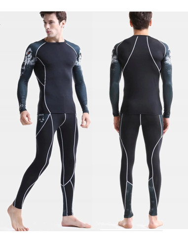 RASHGUARD LEGINSY NA TRENNING SIŁOWNIE MMA