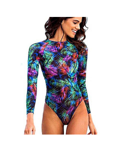 STRÓJ KOSTIUM KĄPIELOWY NA DŁUGI RĘKAW SURFING