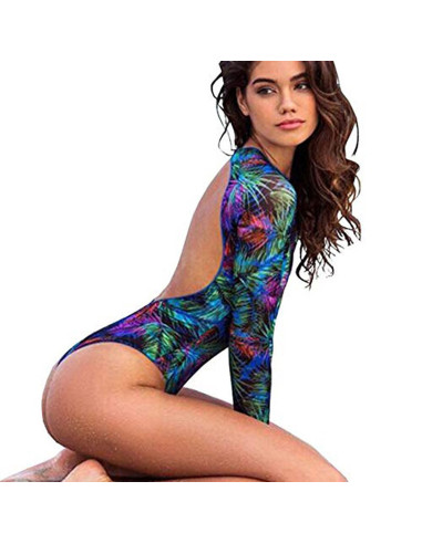 STRÓJ KOSTIUM KĄPIELOWY NA DŁUGI RĘKAW SURFING