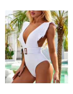 STRÓJ KOSTIUM KĄPIELOWY MONOKINI DEKOLT 2