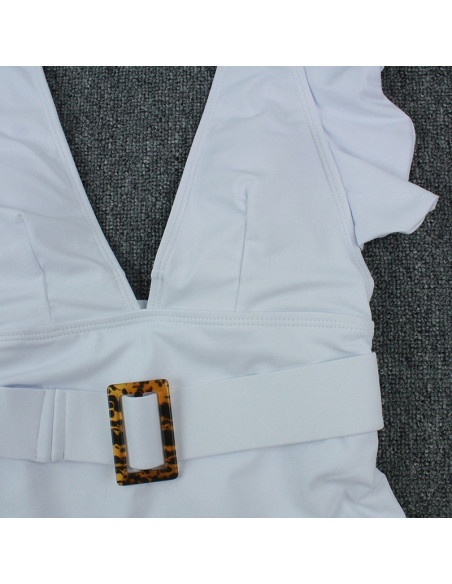 STRÓJ KOSTIUM KĄPIELOWY MONOKINI DEKOLT