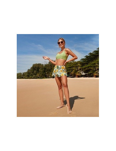 BIKINI STRÓJ KĄPIELOWY SPÓDNICZKA OLIWKOWY