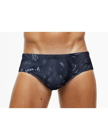 KĄPIELÓWKI MĘSKIE SLIPY SLIPKI SIWE LIŚCIE