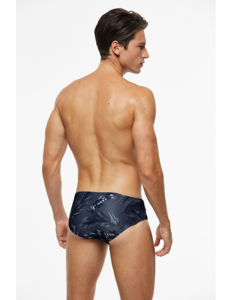 KĄPIELÓWKI MĘSKIE SLIPY SLIPKI SIWE LIŚCIE