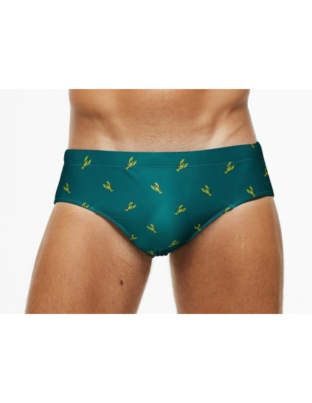 KĄPIELÓWKI MĘSKIE SLIPY SLIPKI ŻÓŁTE SKORPIONY