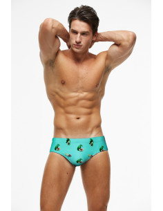 KĄPIELÓWKI MĘSKIE SLIPY SLIPKI AWOKADO LAZUR 2