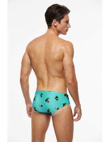 KĄPIELÓWKI MĘSKIE SLIPY SLIPKI AWOKADO LAZUR