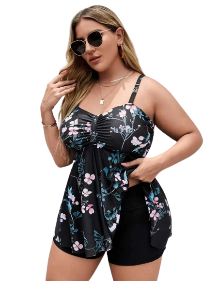 STRÓJ KĄPIELOWY SUKIENKA DWUCZĘŚCIOWA SPODENKI