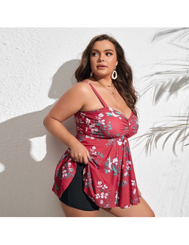 STRÓJ KĄPIELOWY SUKIENKA DWUCZĘŚCIOWA SPODENKI