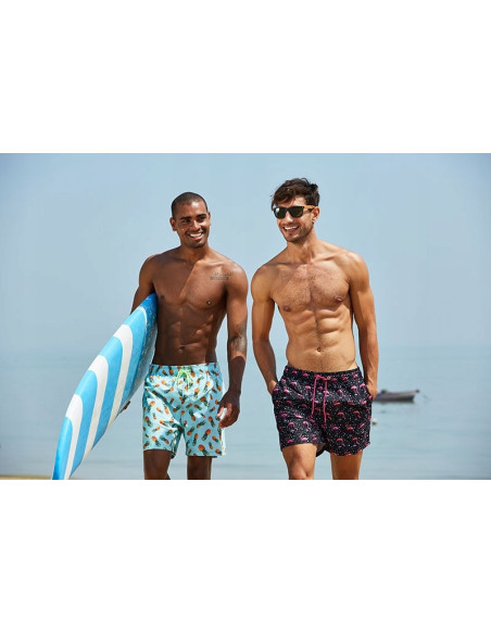 KĄPIELÓWKI MĘSKIE SZORTY SPODENKI DRZEWO KOKOS