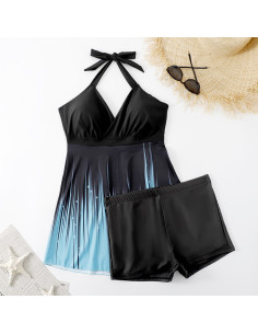 STRÓJ KĄPIELOWY SUKIENKA DWUCZĘŚCIOWA SPODENKI 2