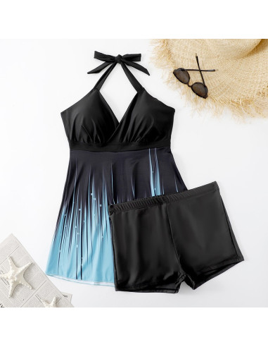 STRÓJ KĄPIELOWY SUKIENKA DWUCZĘŚCIOWA SPODENKI