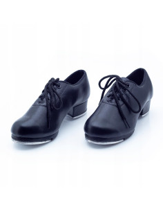 BUTY DO TAŃCA STEPOWANIA STEPU BLASZKI CZARNE