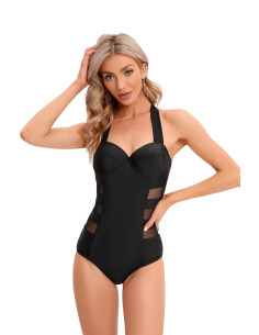 STRÓJ KOSTIUM KĄPIELOWY CZARNY FISZBIN PUSH UP 2