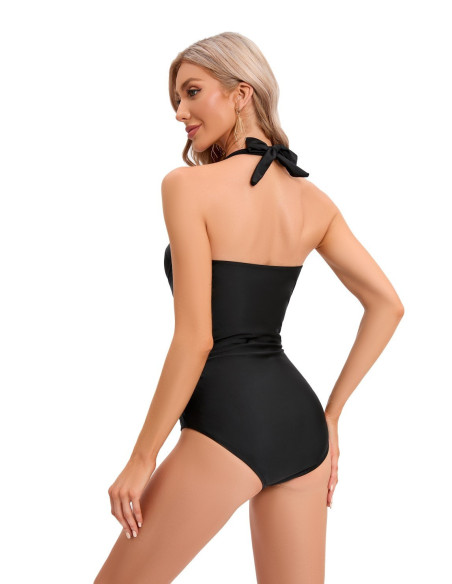 STRÓJ KOSTIUM KĄPIELOWY CZARNY FISZBIN PUSH UP