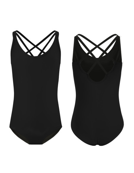 BODY BALETOWE STRÓJ DO TAŃCA BALETU CZARNE