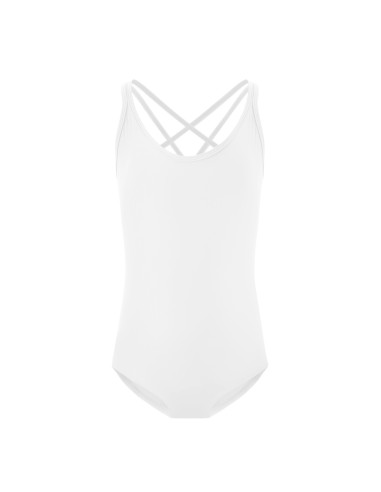 BODY BALETOWE STRÓJ DO TAŃCA BALETU BIAŁE