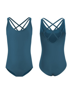 BODY BALETOWE STRÓJ DO BALETU PEACOCK BLUE