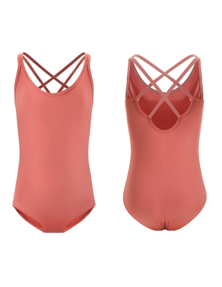 BODY BALETOWE STRÓJ DO BALETU BRUDNY RÓŻ