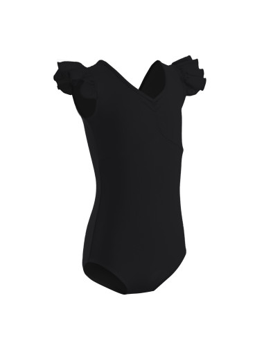 BODY BALETOWE STRÓJ DO BALETU FALBANKI CZARNE